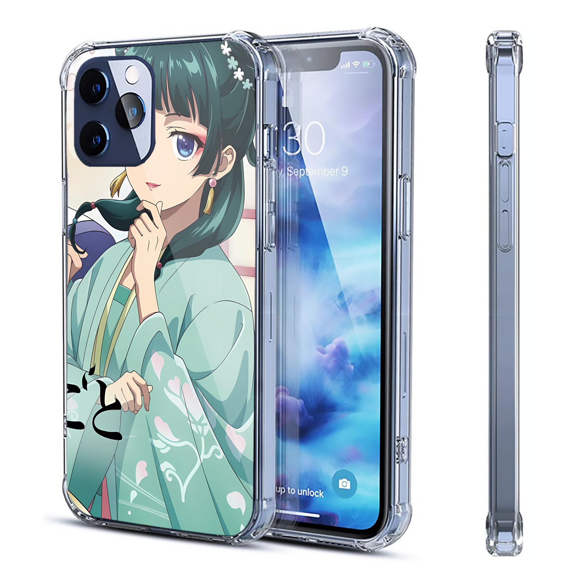 （画像用） 薬屋のひとりごと The Apothecary Diaries 【iPhone 12シリーズ対応】透明スマホケース（クリアソフトケース）